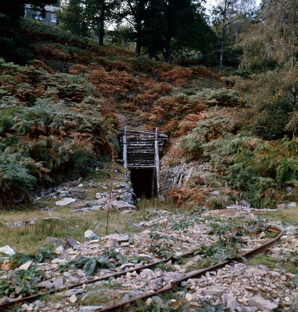 Upper Level Gwynfynydd Gold Mine 1971